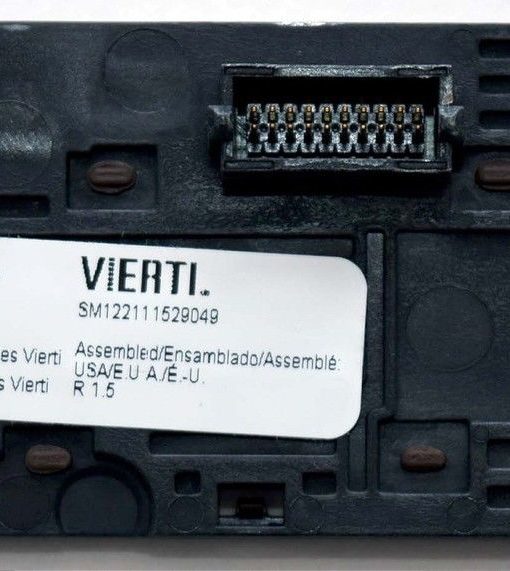 Lutron Vierti VT-LED-B-AL 600w ALMOND Touchbar BLUE Touch Dimmer Light Switch 